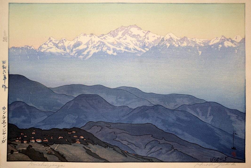 Kanchenjunga [Day] woodblock print