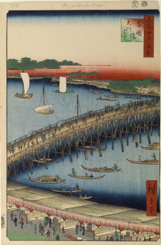 Ryōgoku Bridge and the Great Riverbank