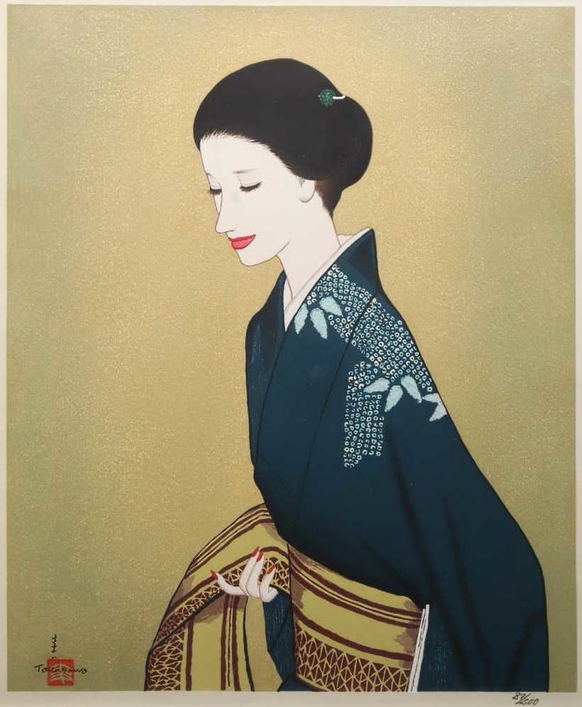 Takasawa Keiichi Catalogue - Obi woodblock print